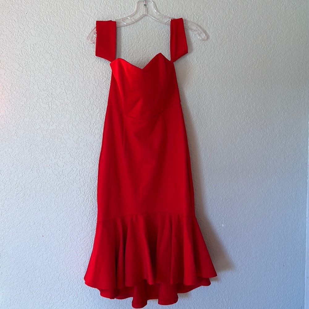 Forever 21 Red Midi Dress